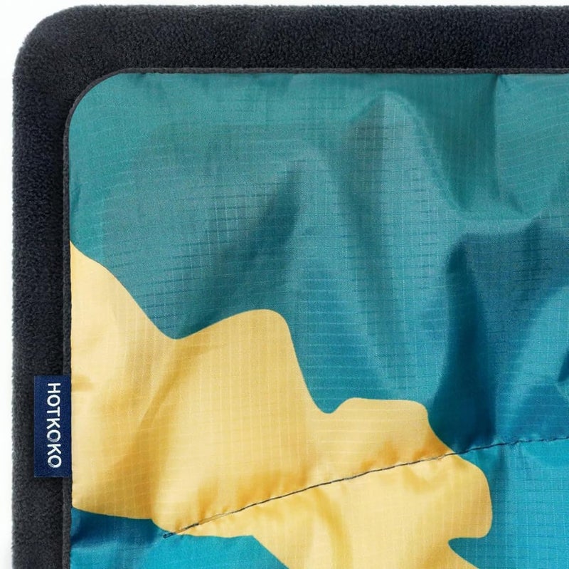 hotkoko Hooded Stadium Blanket, Waterproof Fleece Wearable Camping Blanket - Image 5